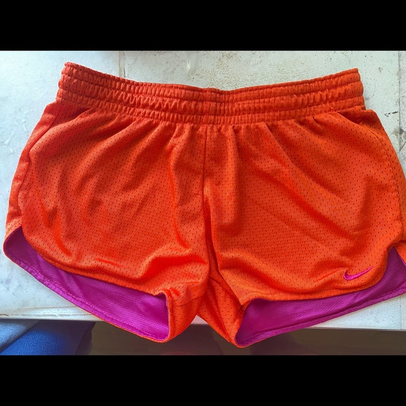 Nike Pants - Orange and pink Nike Dri-fit shorts 🧡💗